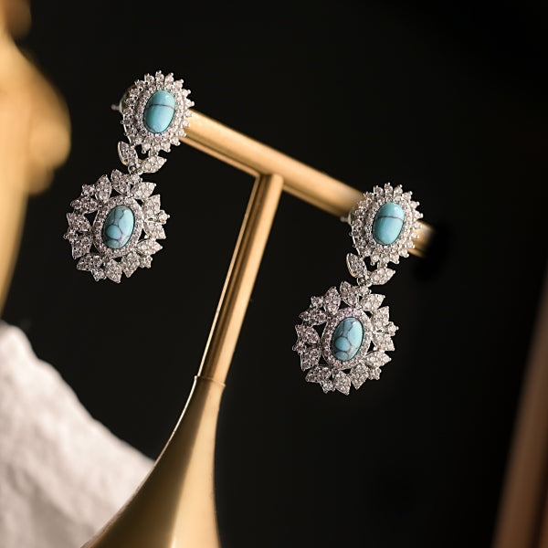 Stylish fairozi pearl set