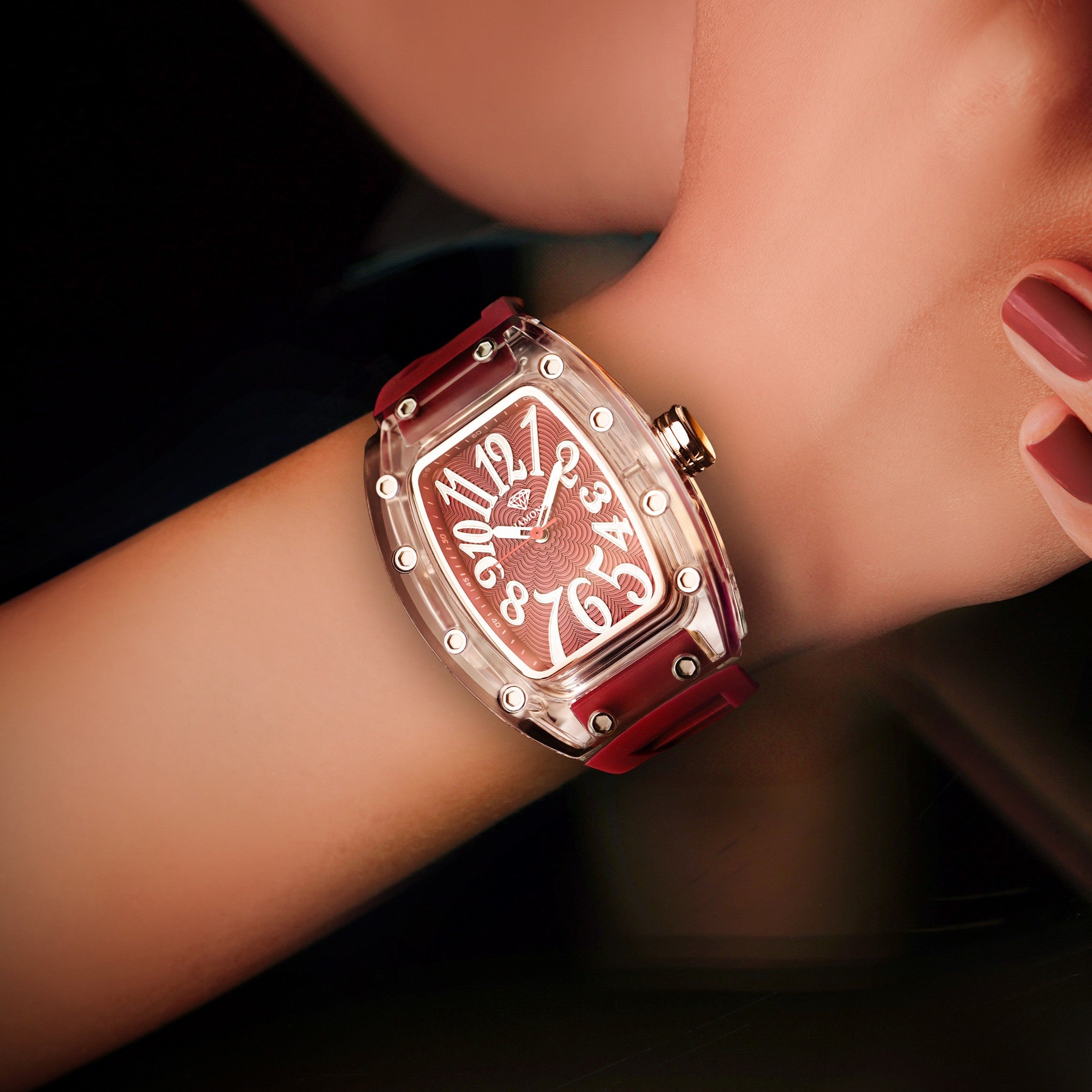 Diamonds Purple Dial