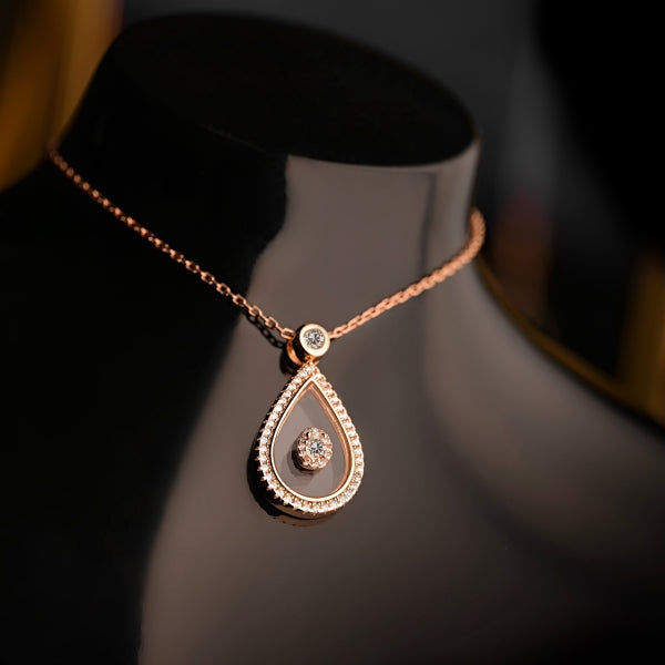 Transparent pear Necklace