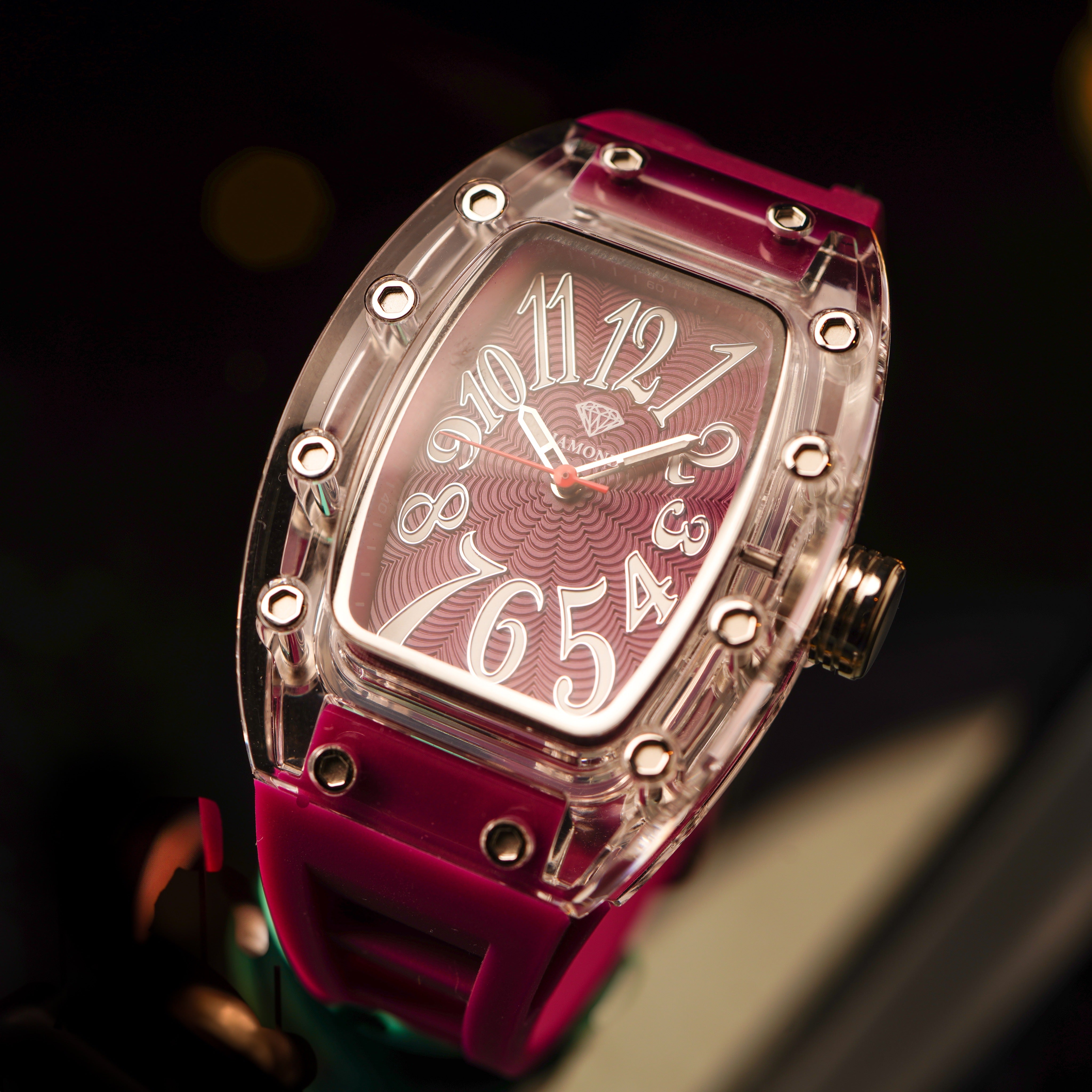 Diamonds Purple Dial