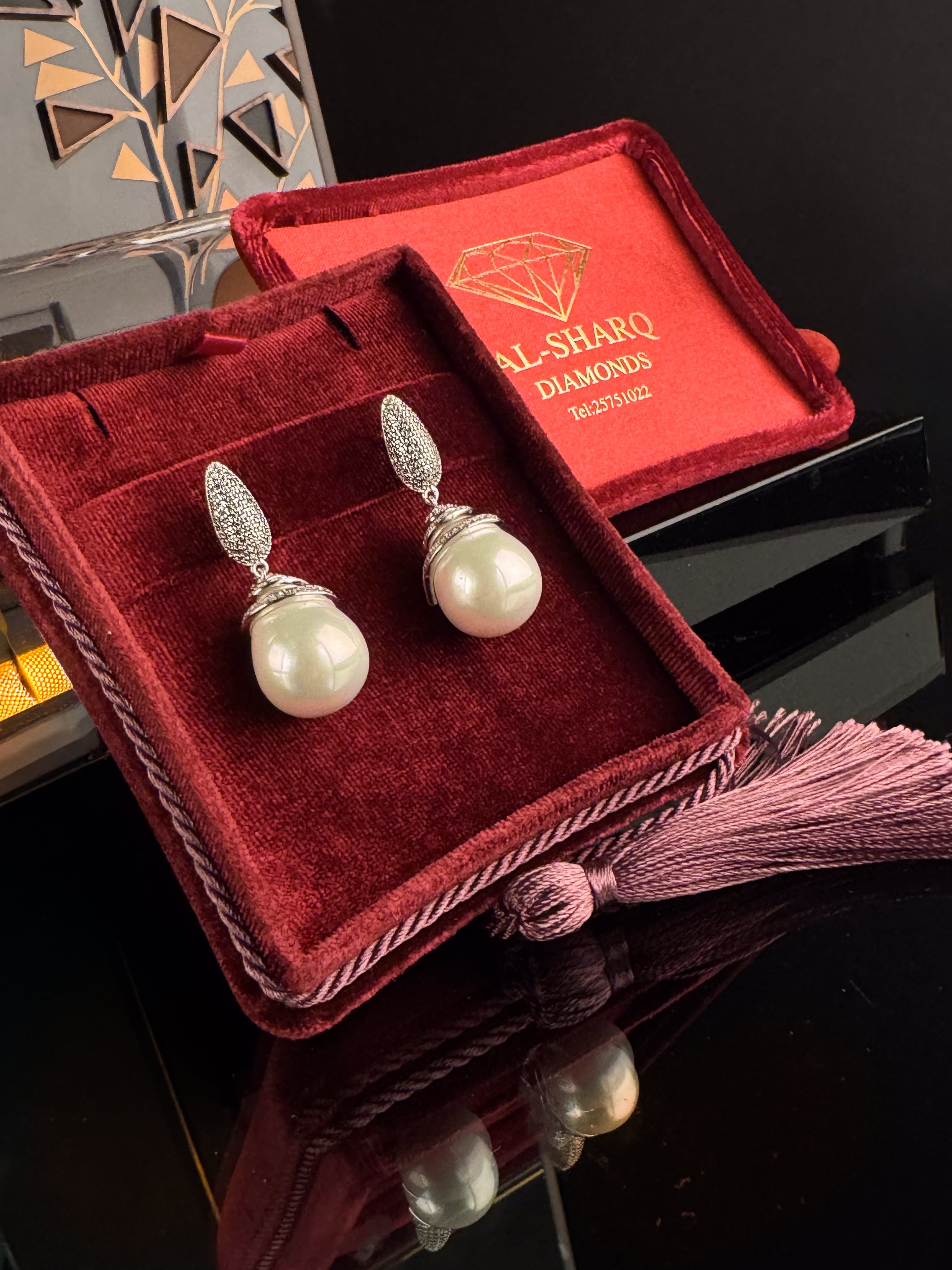 Paradise Earring & Ring pearl