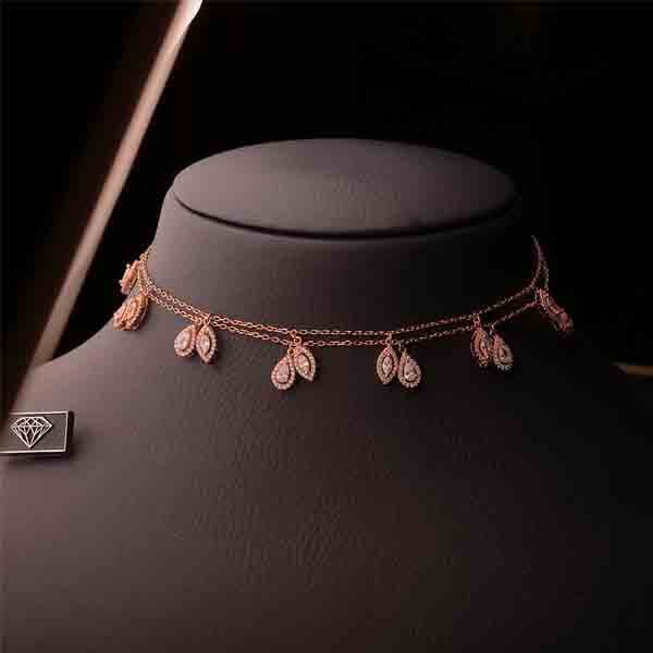 Choker Pear & Marquise