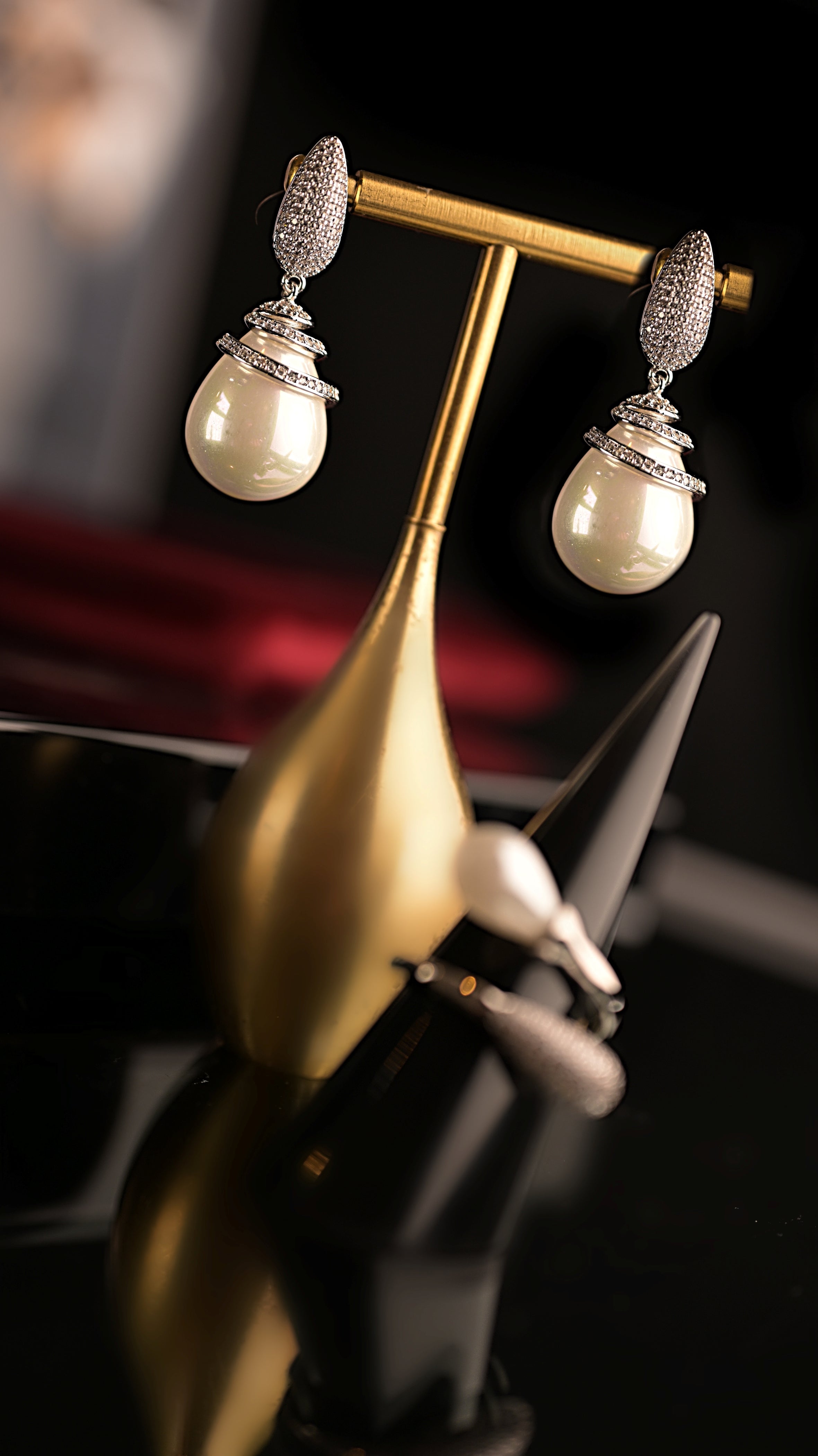 Paradise Earring & Ring pearl