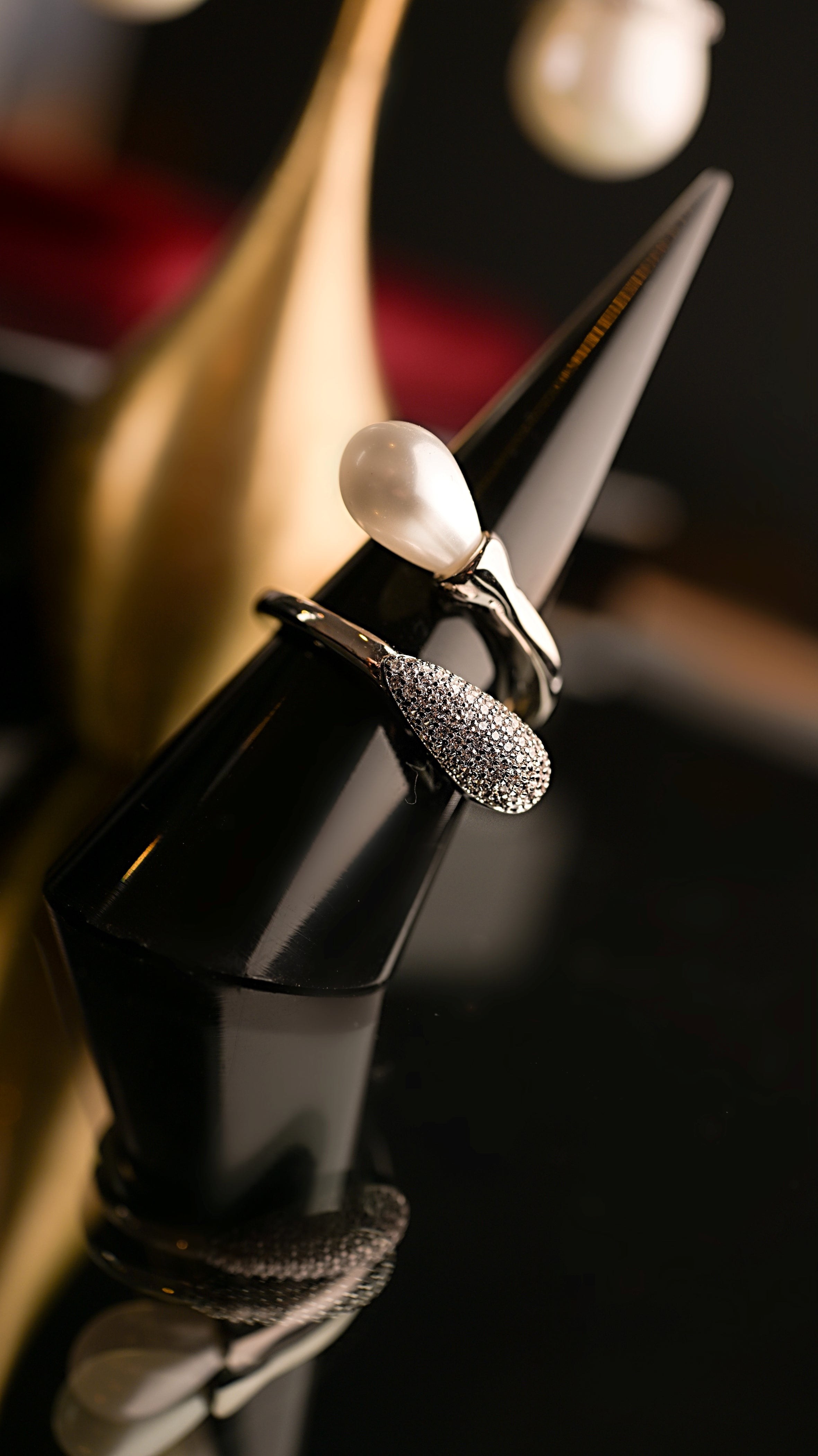Paradise Earring & Ring pearl
