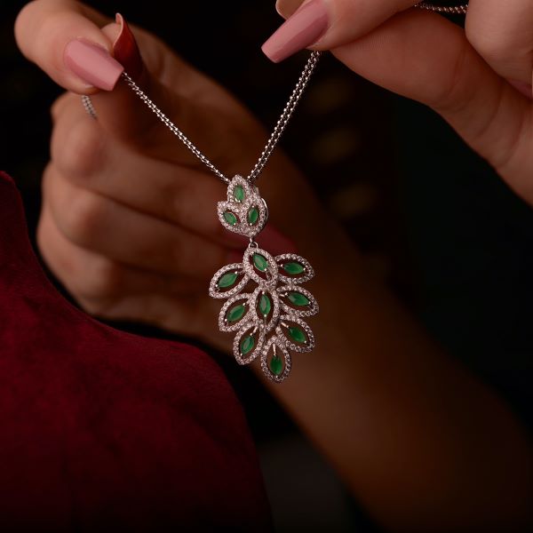 Necklace Moore - green