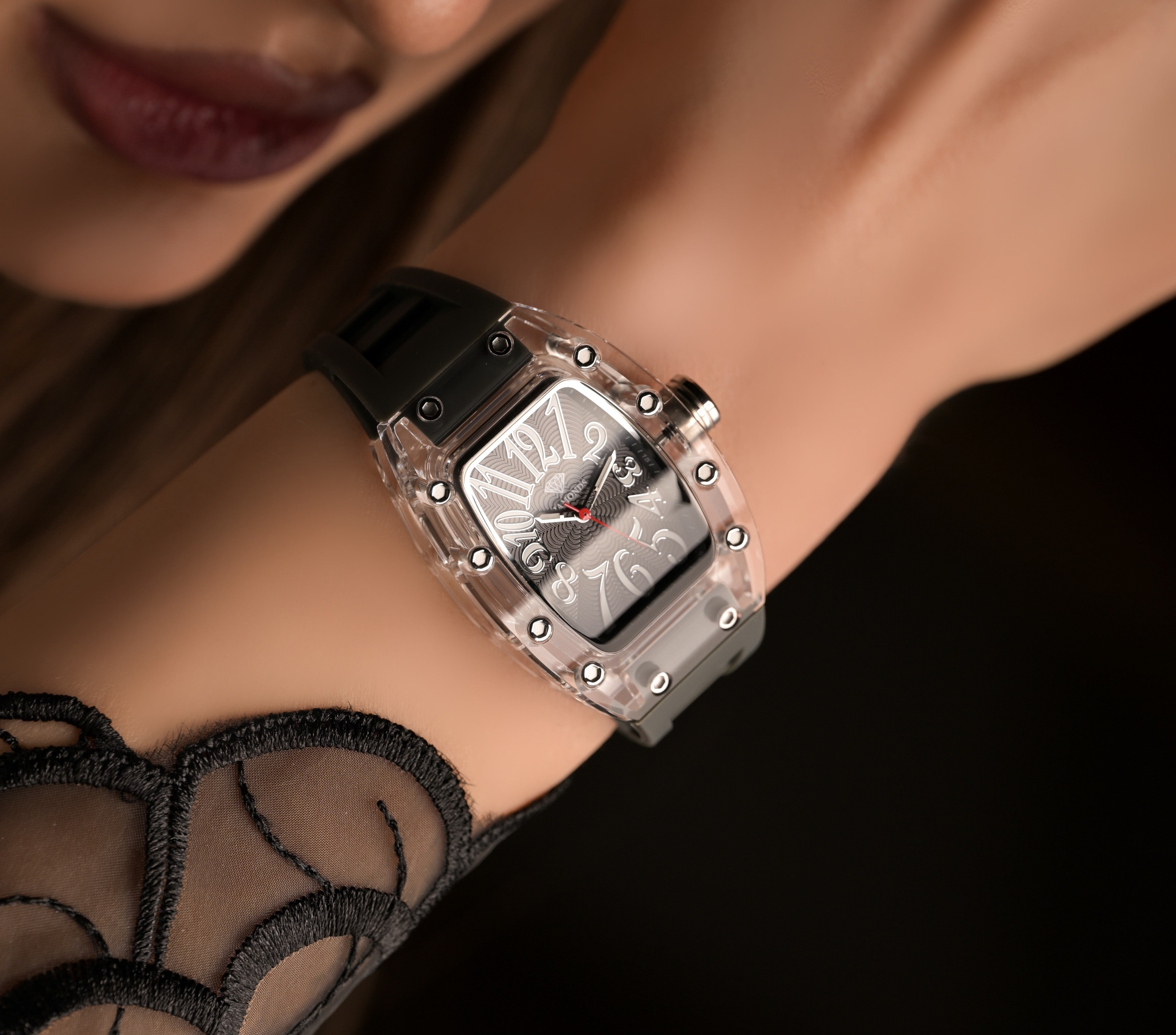 Diamonds Black Dial-B