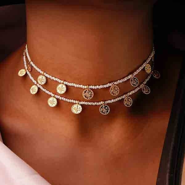 Fancy Pearl Choker
