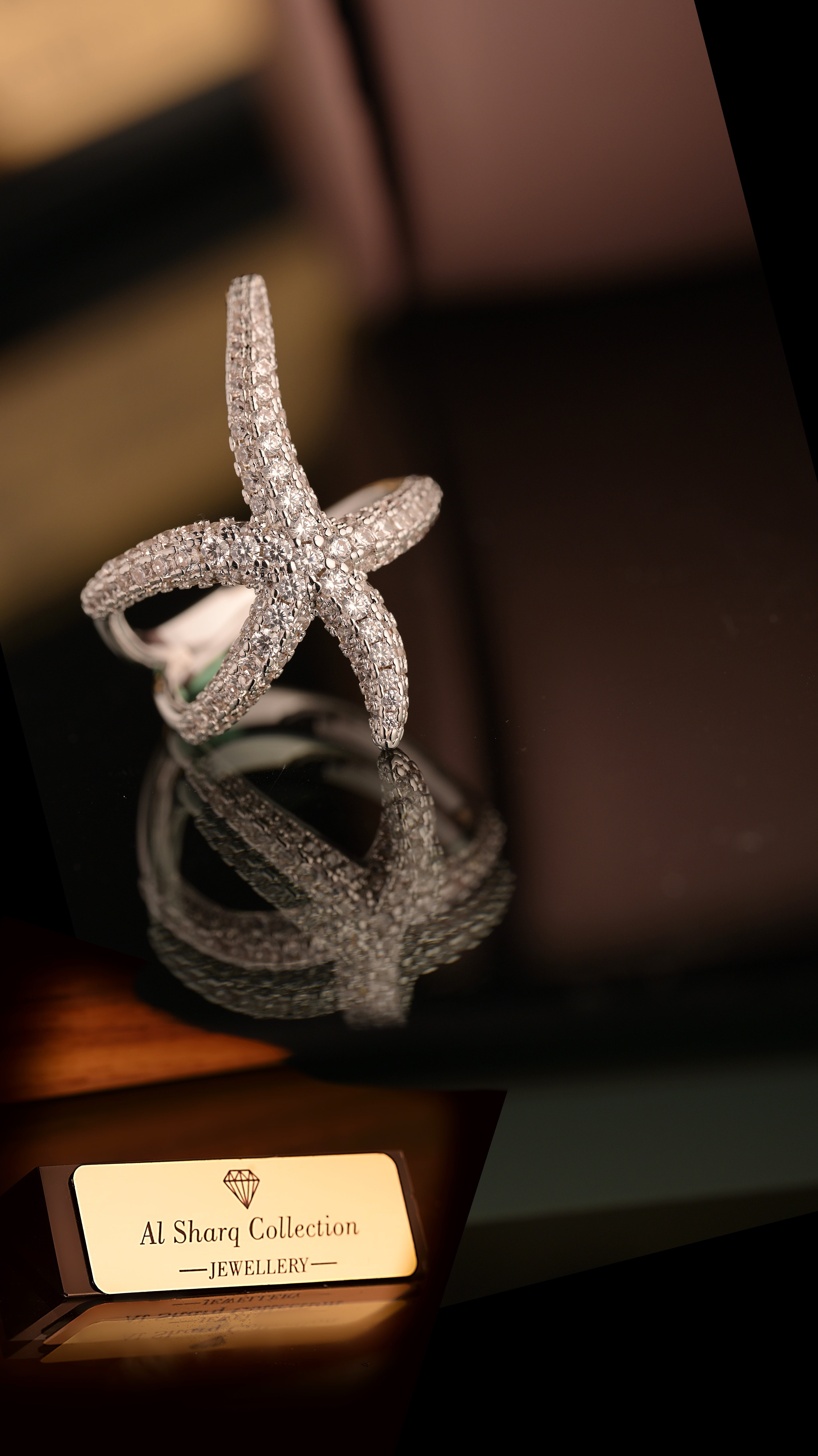 fancy star ring