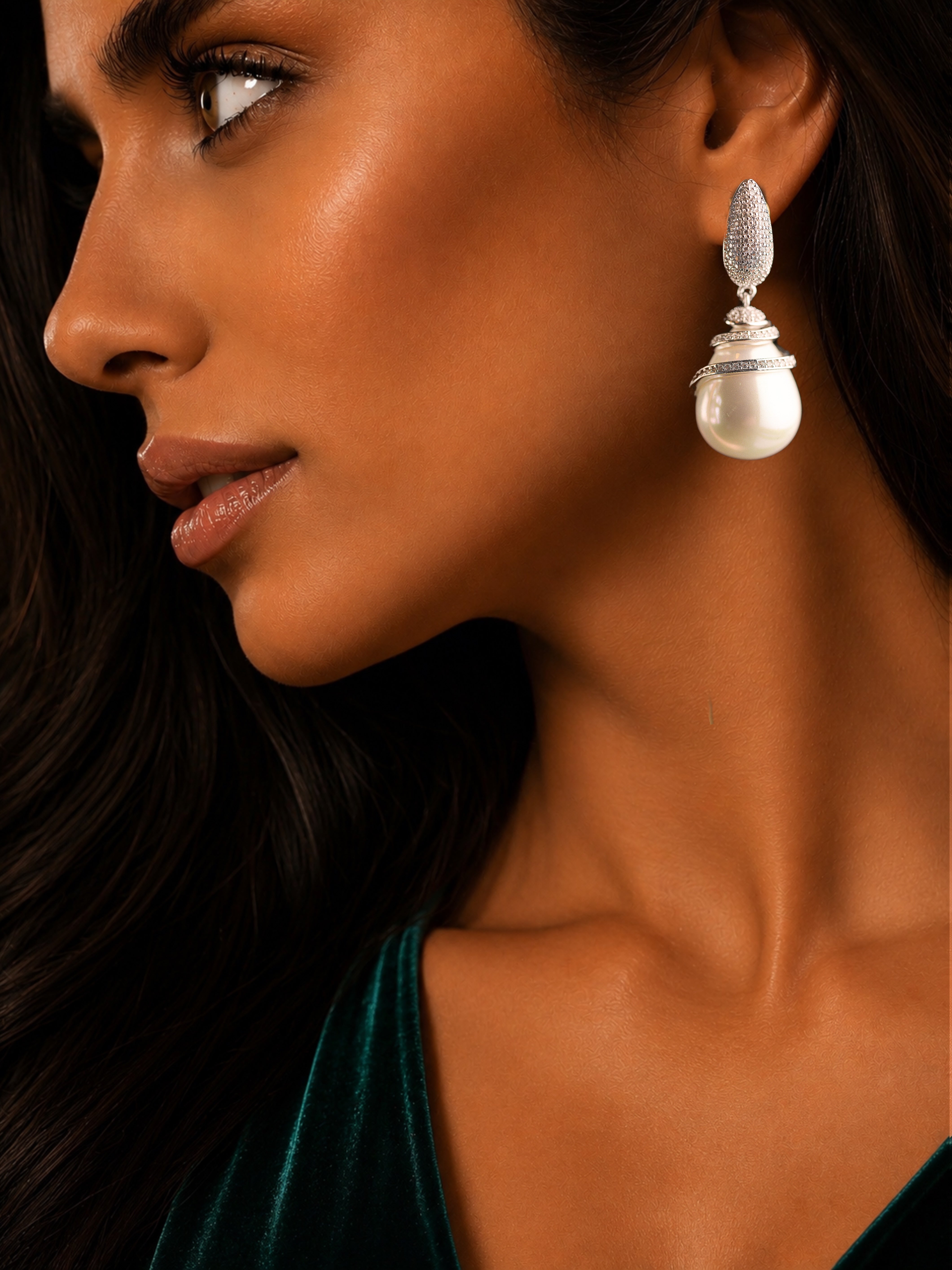 Paradise Earring & Ring pearl
