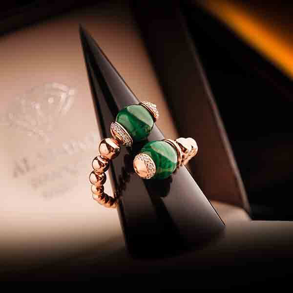 Bubbles Machlite Ring