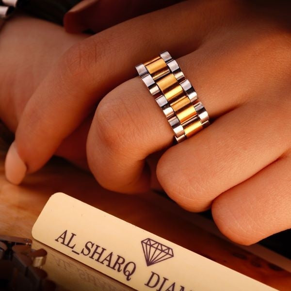 Levanzo ring - Yellow & White