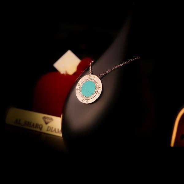 قلادة فيروزي راوند