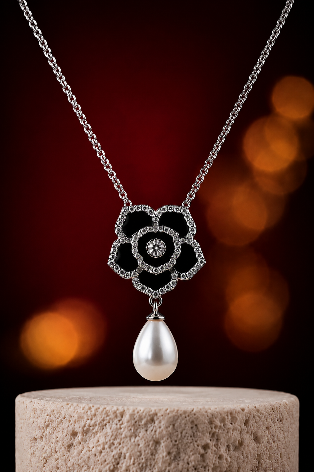Rose lulu necklace