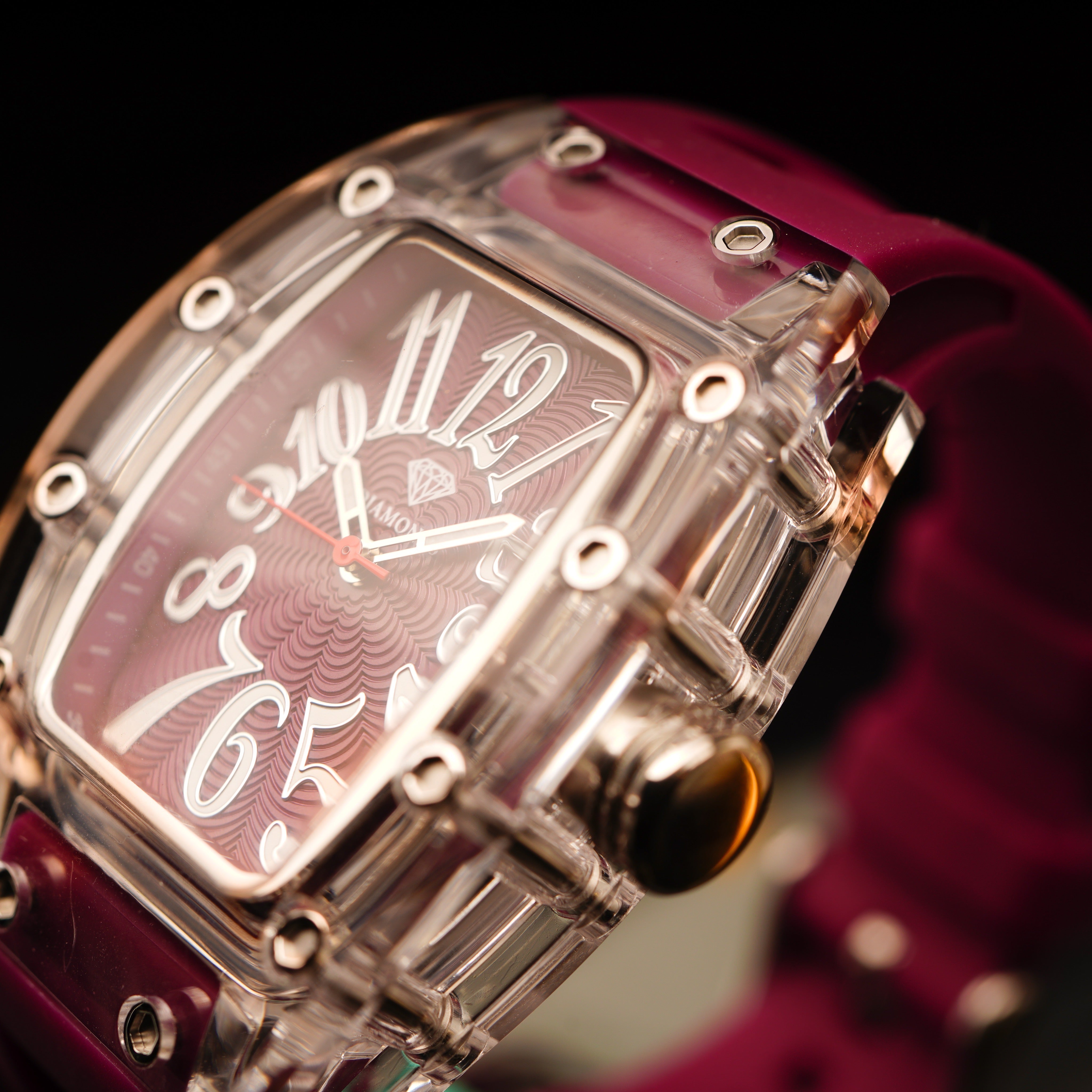 Diamonds Purple Dial