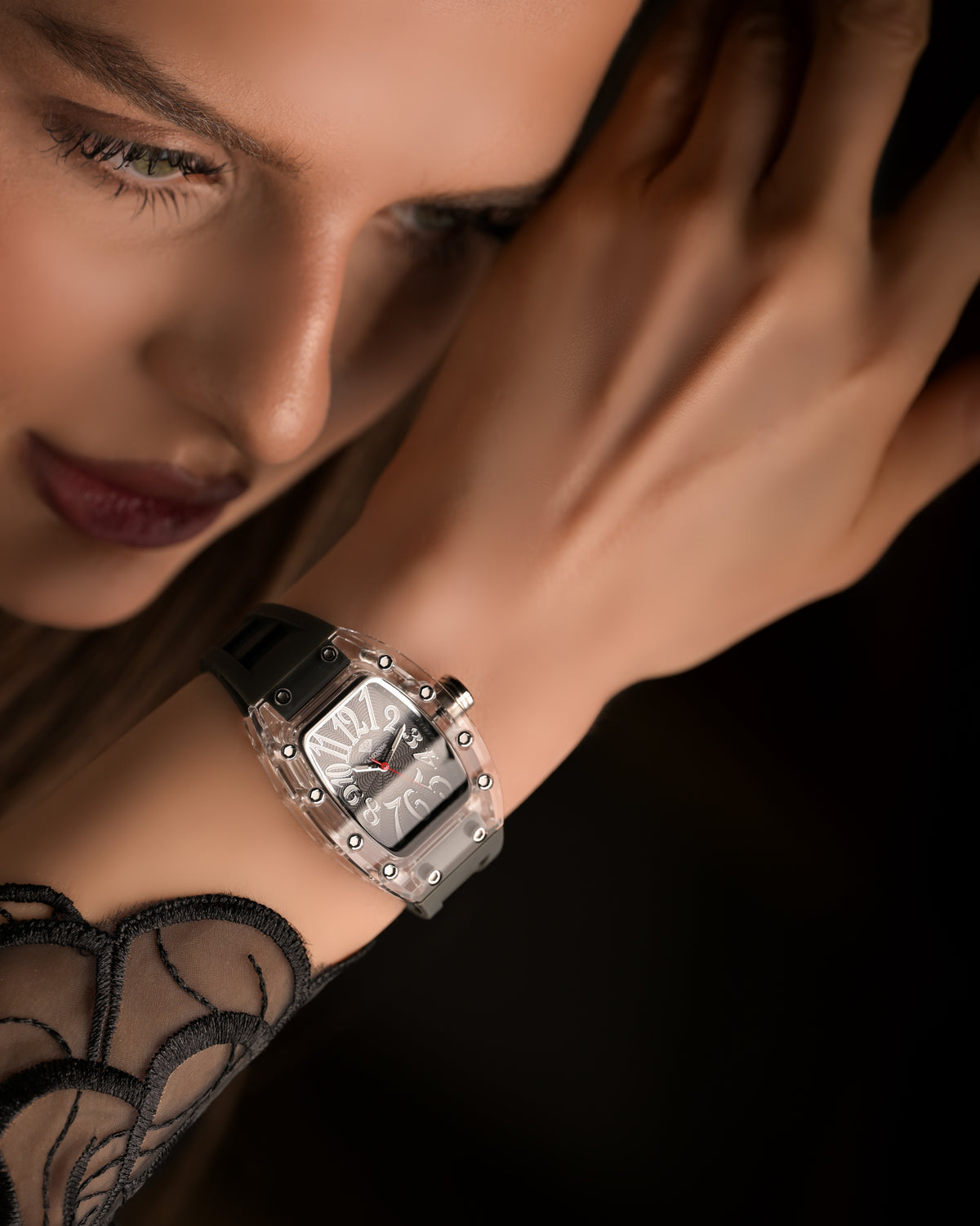 Diamonds Black Dial-B