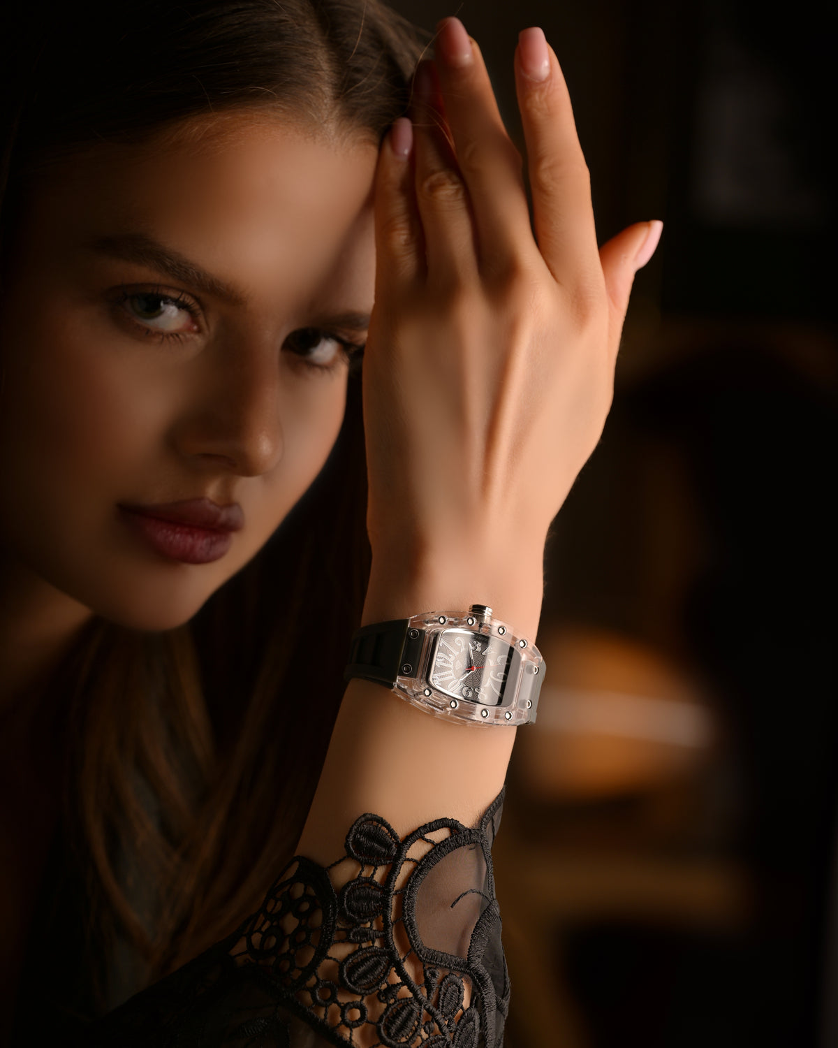Diamonds Black Dial-B