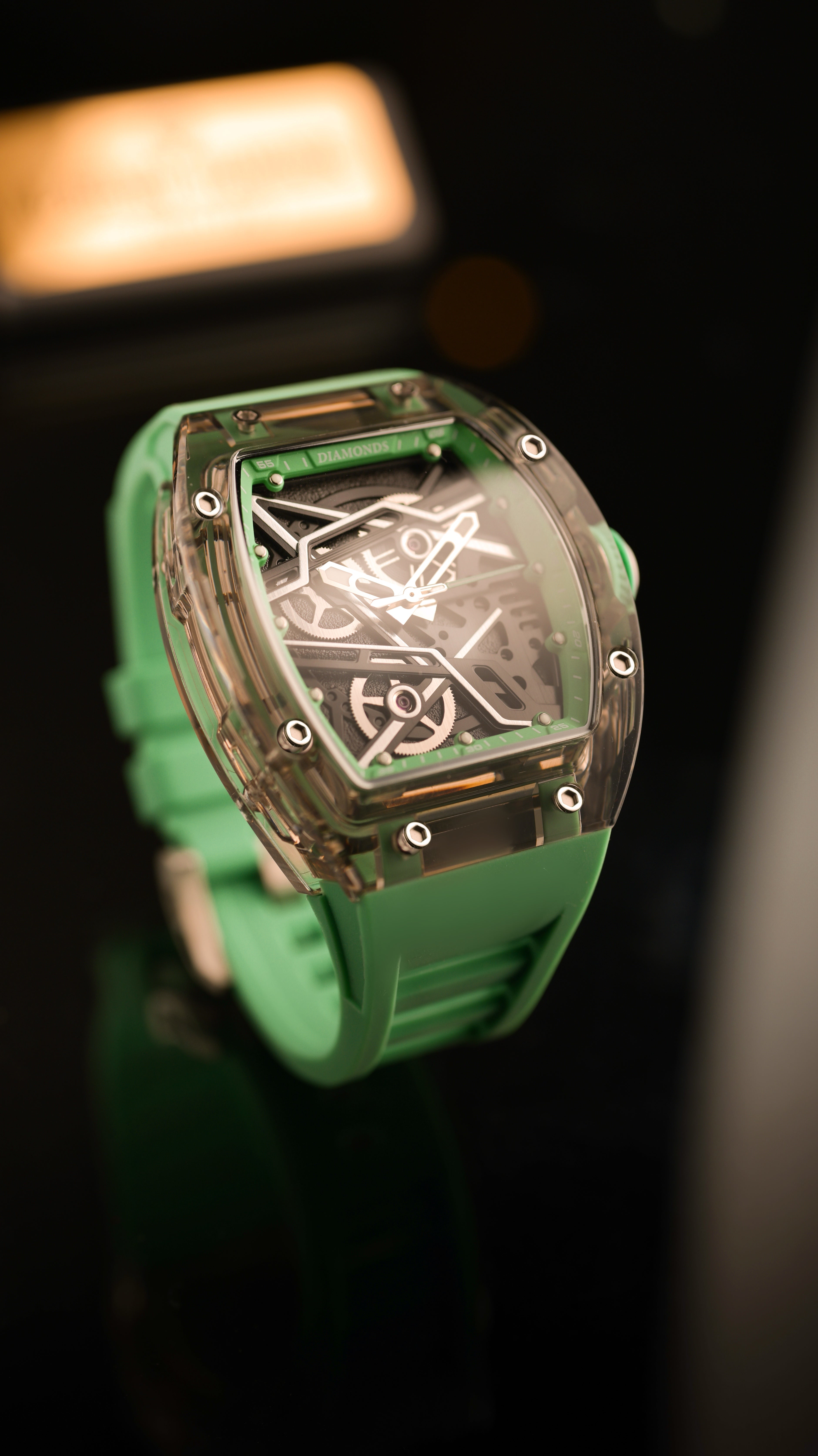 Diamond Skeleton Green