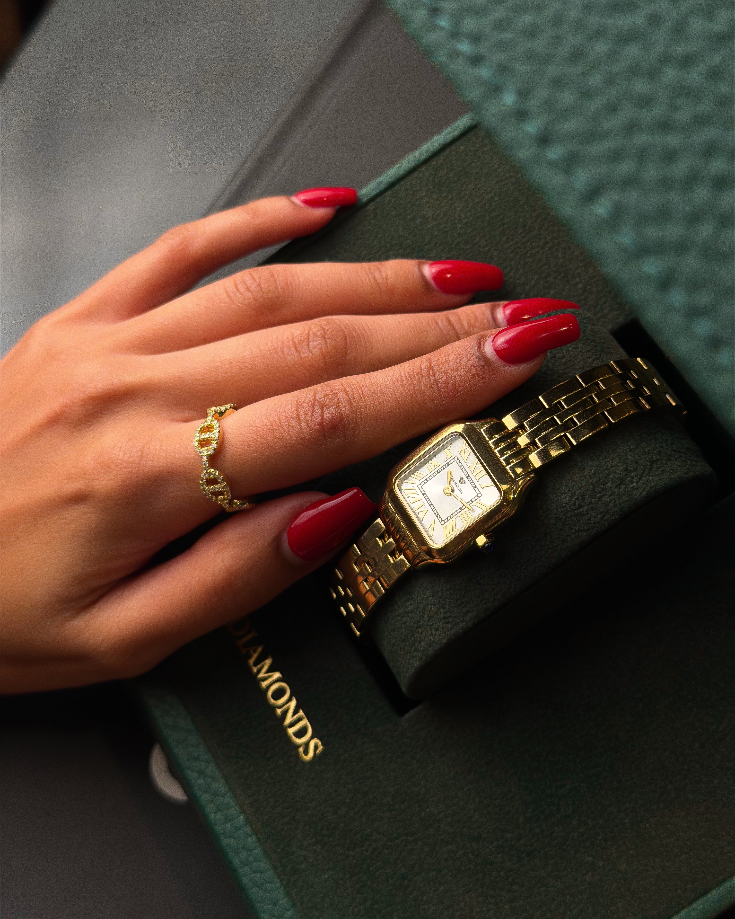 Classic Golden Watch
