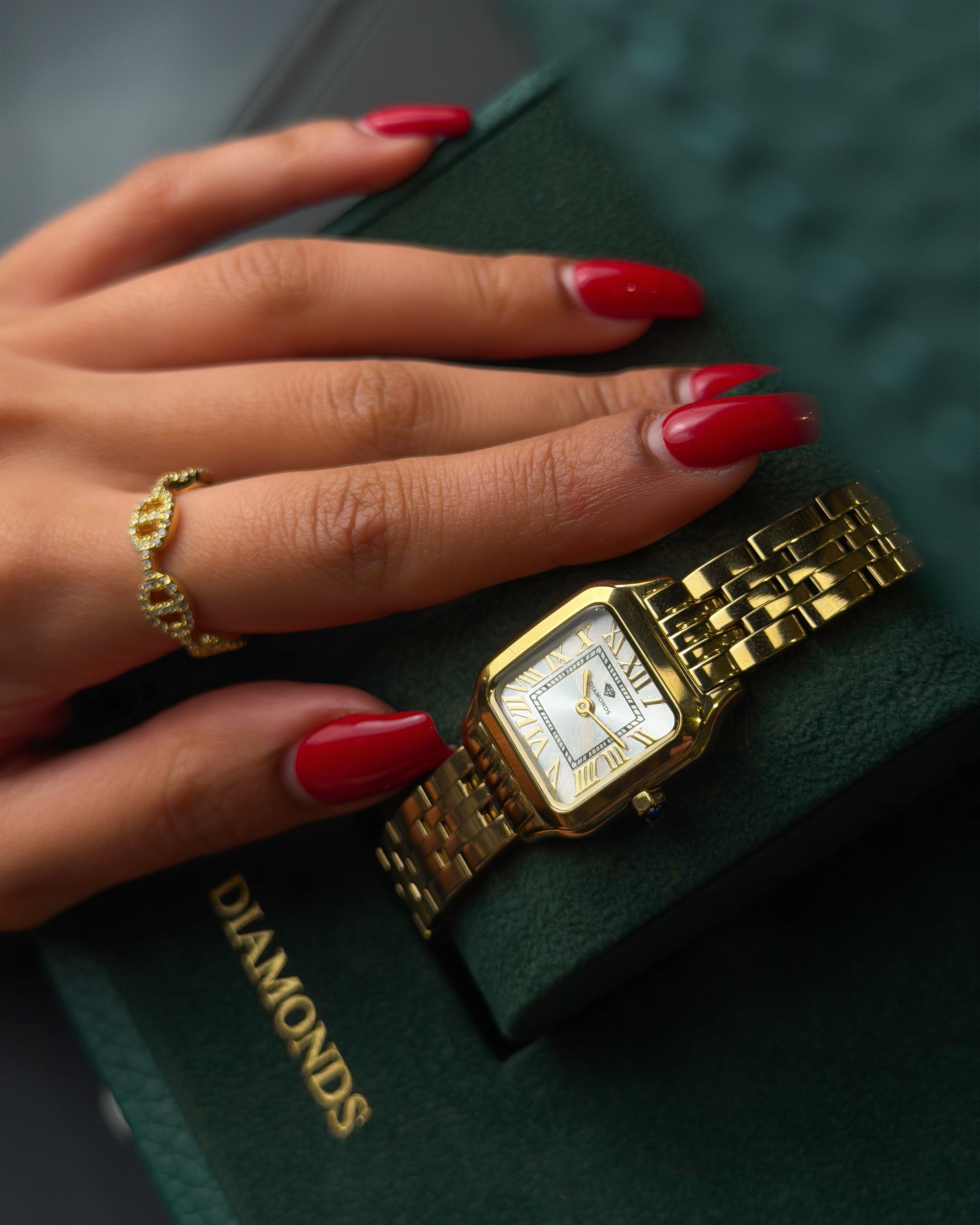 Classic Golden Watch