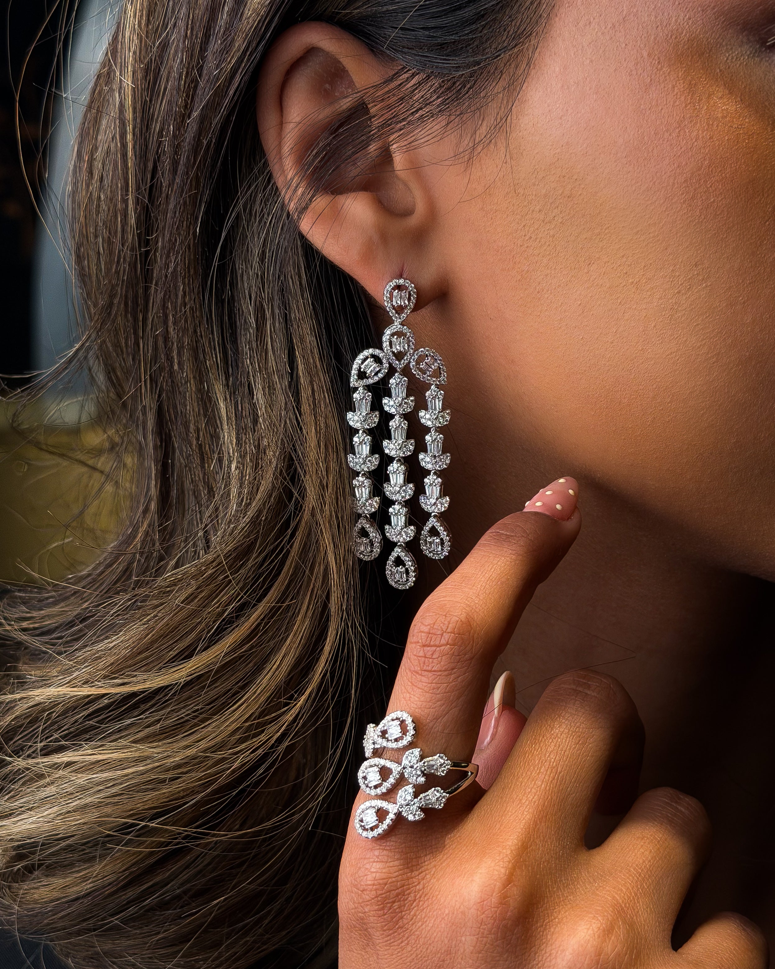 Lotus Earring & Ring