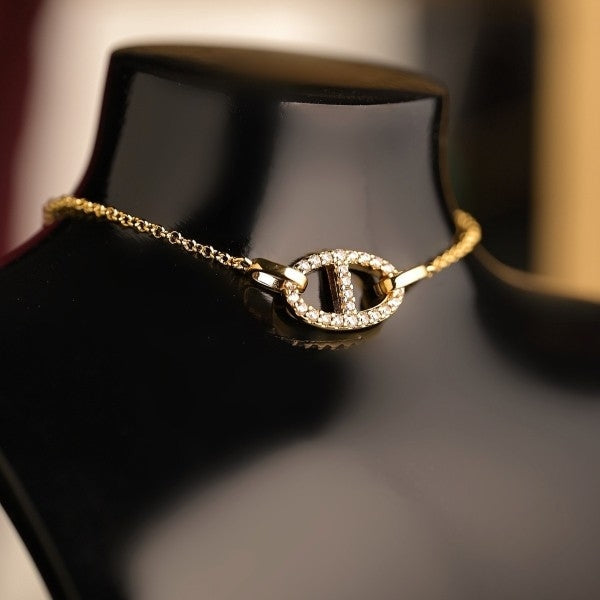 Necklace Infinity Yellow