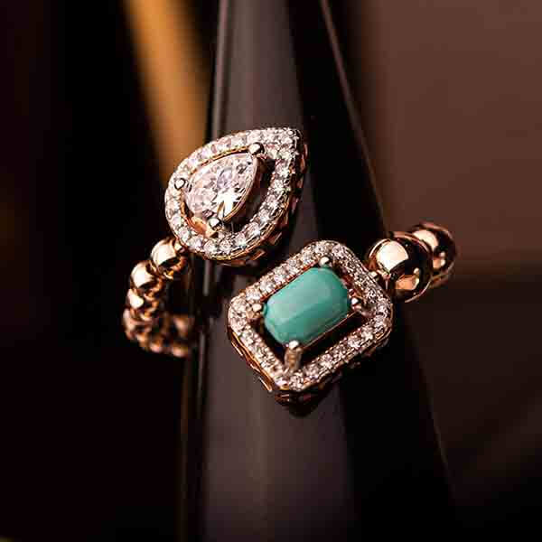 خاتم ببلز فيروزي