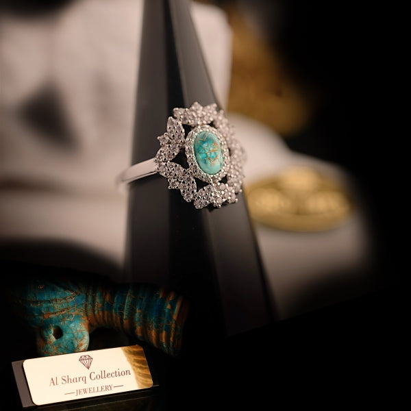 Stylish fairozi pearl set