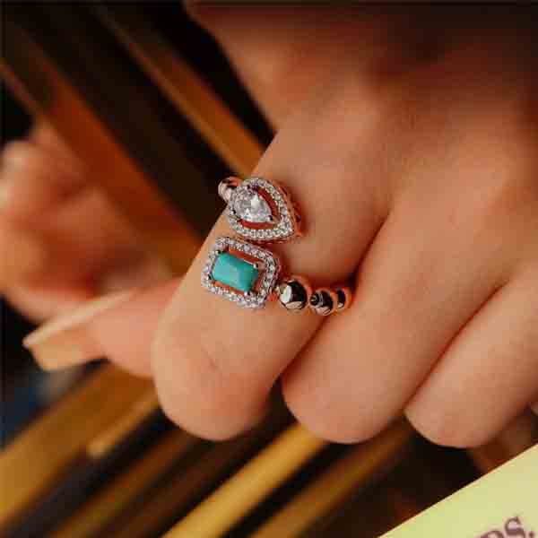 Turquoise Bubbles Ring