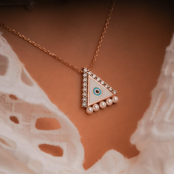 Triangle Eye Necklace