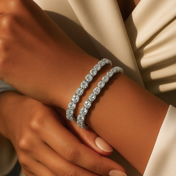 Bracelet solitaire tennis