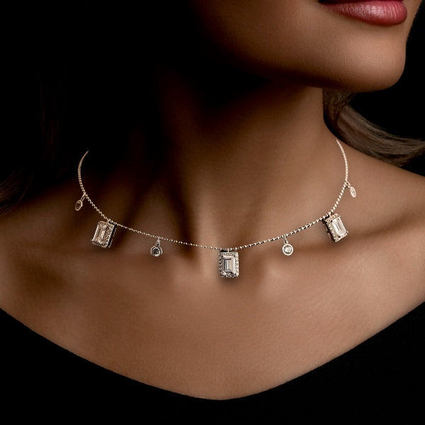 Emerald Square Choker