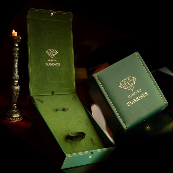 emerald half set